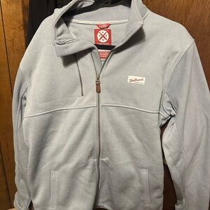 Tumbleweed Texstyles Blue Gray Fleece Jacket